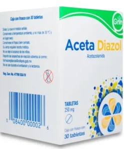 ACETA-DIAZOL 250 MG 30 TAB