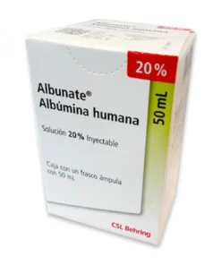 ALBUNATE 20% SOL INY FA 50ML