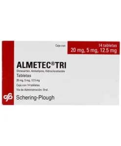 ALMETEC TRI 20/5/12.5 MG 14 TAB