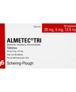 ALMETEC TRI 20/5/12.5 MG 28 TAB