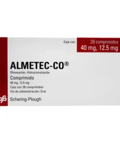 ALMETEC-CO 40/12.5 MG 28 CPR