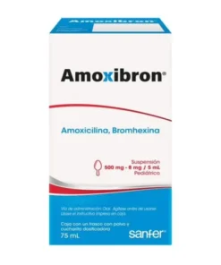 AMOXIBRON 500/8MG/5ML 75ML SUSP