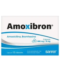 AMOXIBRON 500 MG 12 CAPS