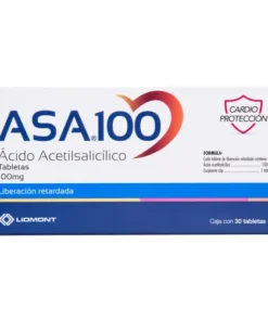ASA 100MG 30 TAB