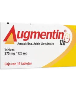 AUGMENTIN 875/125MG 12H 14 TAB