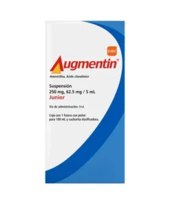 AUGMENTIN JR 250/62.5MG100MLSUSP