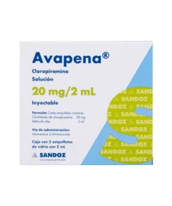 AVAPENA 20 MG 5X2 ML AMP