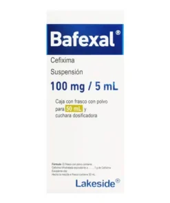 BAFEXAL 100MG/5ML PVO 50ML SUSP