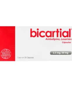 BICARTIAL 2.5/50 MG 30 CAPS