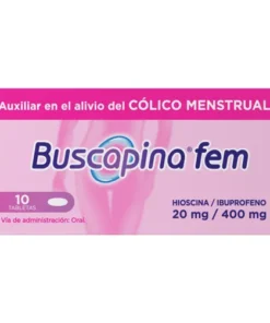 BUSCAPINA FEM 20/400MG 10 TAB