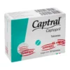 CAPTRAL 25 MG TAB 30 1+1