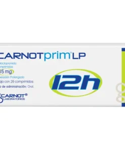 CARNOTPRIM LP 12H 15 MG 20 CPR