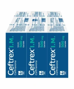 CEFTREX IM 500 MG SOL INY 3X2