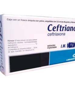 CEFTRIANOL 1G SOL INY AMP 3.5ML
