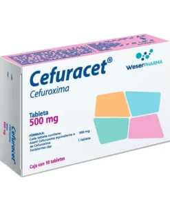 CEFURACET 500 MG 10 TAB