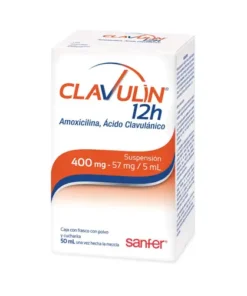 CLAVULIN 12H 400/57MG 50 ML SUSP