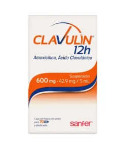 CLAVULIN 12H 600/42.9 MG 70ML SUSP