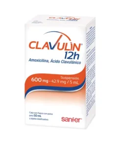 CLAVULIN 12H 600/42.9MG 50MLSUSP