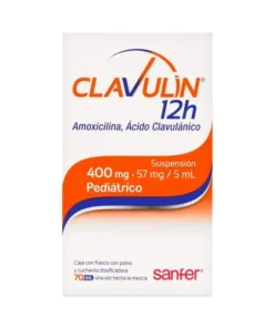 CLAVULIN 12H400/57MG PED70MLSUSP