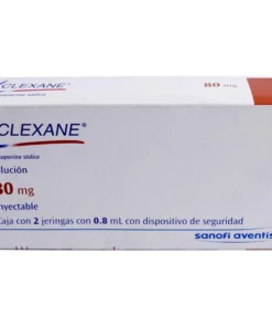CLEXANE 80MG SOL INY 2X0.8ML JGAS