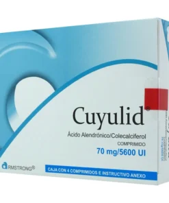 CUYULID COMP 70MG/5600 UI C/4