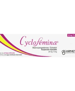 CYCLOFEMINA 25/5MG JGA PRE 5ML