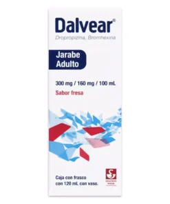 DALVEAR 300/160MG AD FSA JBE 120ML