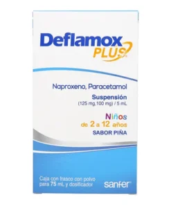 DEFLAMOXPLUS 125/100MG/5ML SUSP75ML
