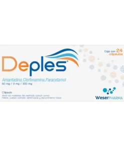 DEPLES 50/3/300 MG 24 CAPS