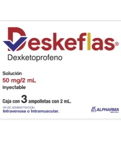 DESKEFLAS 50MG/2ML SOL INY 3AMP  N