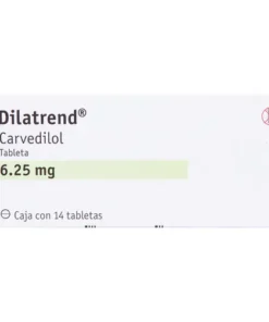 DILATREND 6.25 MG 14 TAB