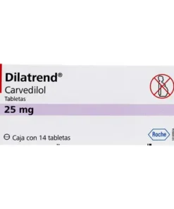 DILATREND 25 MG 14 TAB