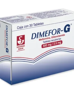 DIMEFOR-G 500/2.5MG 30 TAB REC
