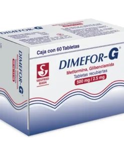 DIMEFOR-G 500/2.5MG 60 TAB REC