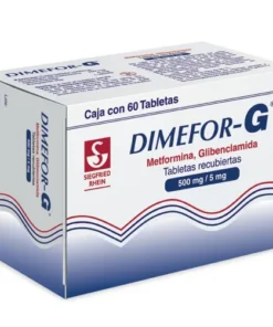 DIMEFOR-G 500/5MG 60 TAB REC