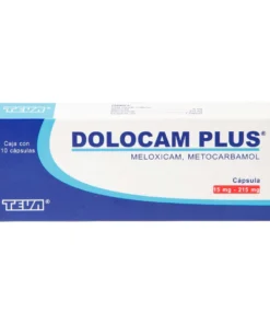 DOLOCAM-PLUS 15/215MG 10 CAPS