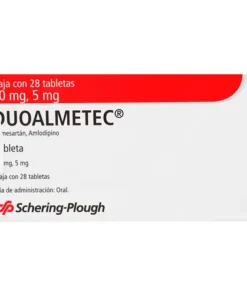 DUOALMETEC 20/5 MG 28 TAB