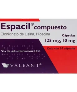ESPACIL COMP 125/10MG 20 CAPS