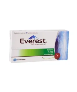 EVEREST MONTELUKAST 5 MG 30 TAB