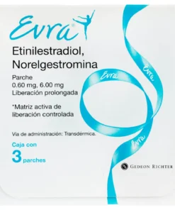 EVRA 6MG/600MCG 3 PARCHES