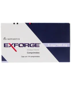 EXFORGE 5/160 MG 14 CPR