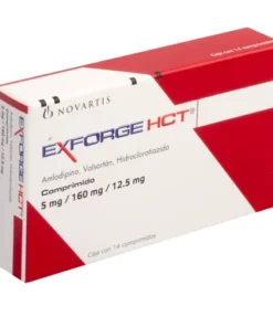 EXFORGE HCT 5/160/12.5 MG 14 CPR