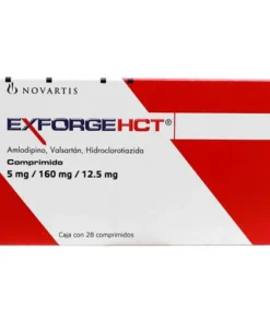 EXFORGE HCT5/160/12.5 MG 28 CPR