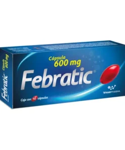 FEBRATIC 600 MG 10 CAPS