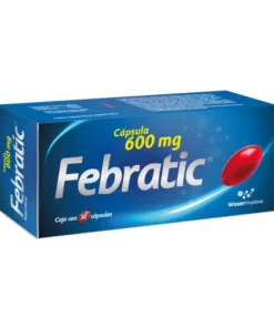FEBRATIC 600 MG 30 CAPS