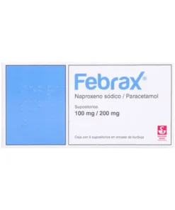 FEBRAX 100/200 MG SUPS 5