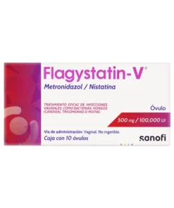 FLAGYSTATIN 500 MG 10 OV