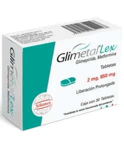 GLIMETAL-LEX 850/2 MG 30 TAB