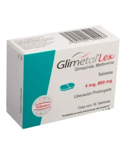 GLIMETAL-LEX 850/4 MG 16 TAB