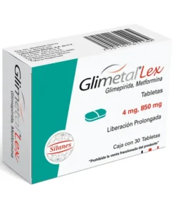 GLIMETAL-LEX 850/4 MG 30 TAB